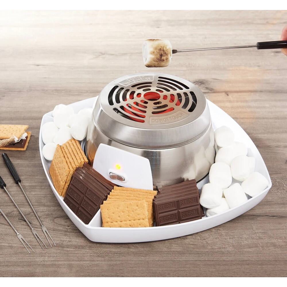 NEW! Sharper Image Electric Tabletop S’mores Maker - New In Box